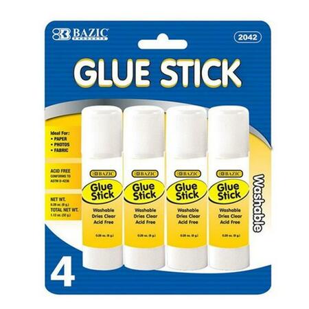 BAZIC PRODUCTS Bazic 8g / 0.28 Oz. Small Glue Stick, 96PK 2042